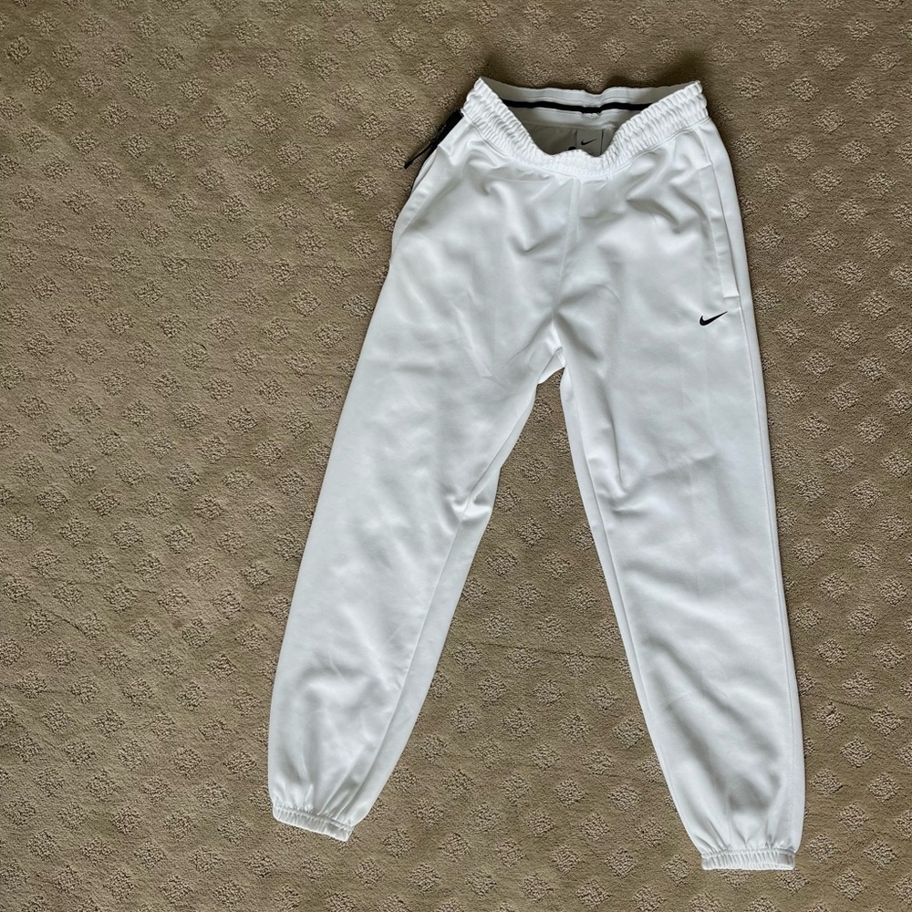 Nike White Joggers Soft Fabric Sweatpants
